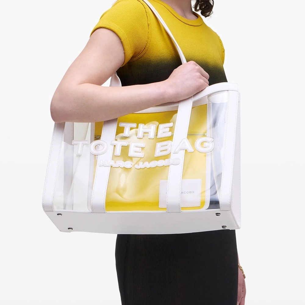 LIKE NEW Marc Jacobs The Clear Large Tote bag - Picture 5 of 11